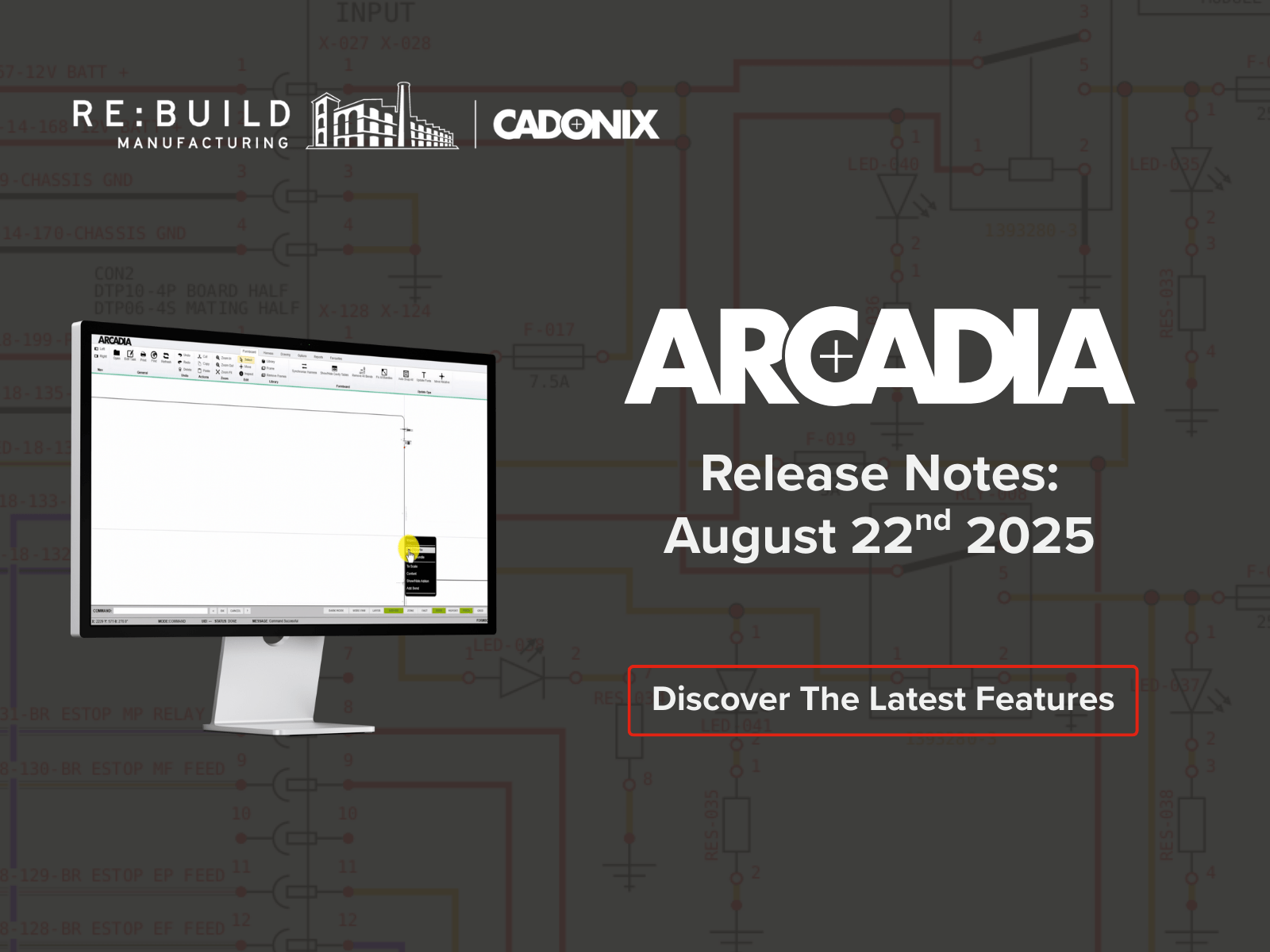 ReBuild Cadonix Release Notes - August 22