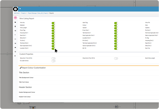 customizable reports