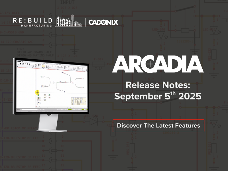ReBuild Cadonix Release Notes - September 5th 2025