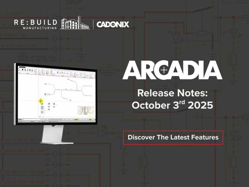 ReBuild Cadonix Release Notes – October 3rd 2025 ReBuild Cadonix Release Notes - October 3rd 2025