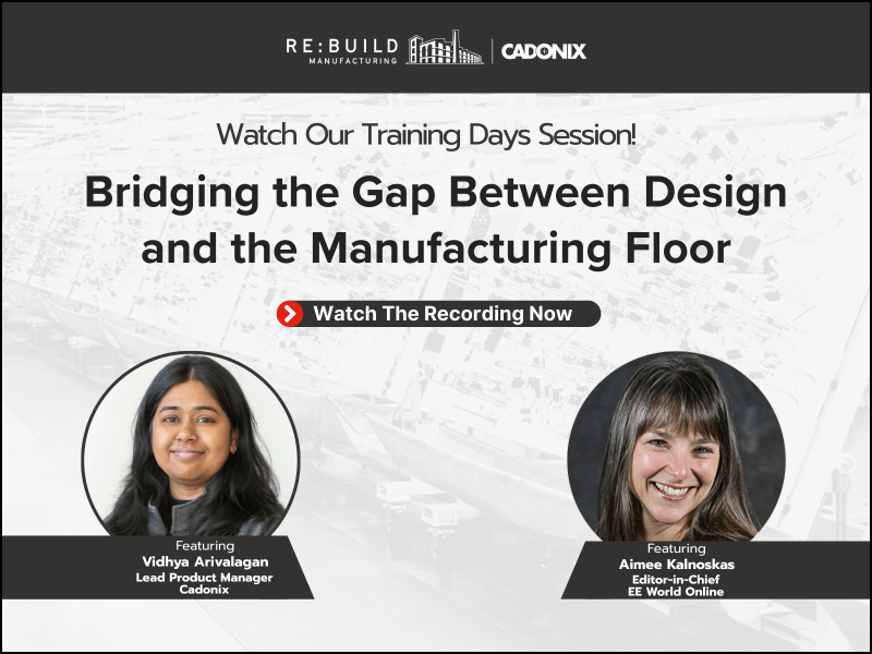 Bridging the Gap Between Design and the Manufacturing Floor